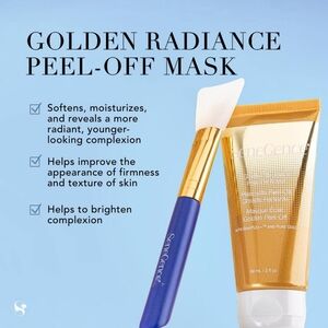 Senegence golden radiance peel off Mask, new in pkg, gold